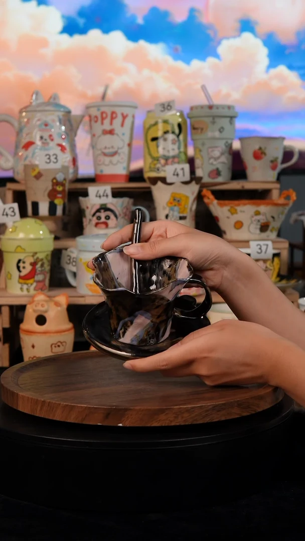 陶瓷双饮款景德镇手工陶瓷