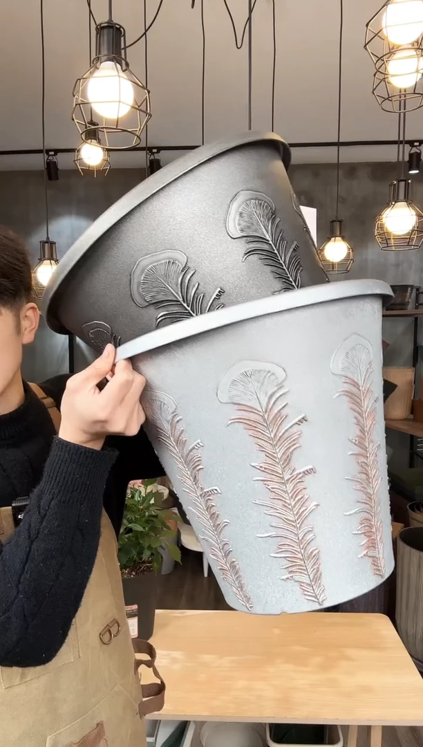 【闪购商品】塑料鱼骨盆混色2只装1银1银白