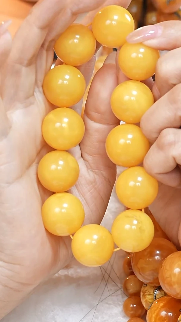 蜜蜡颈饰未镶嵌222  6569天然蜜蜡珠宝奇石云端妖孽全部保真