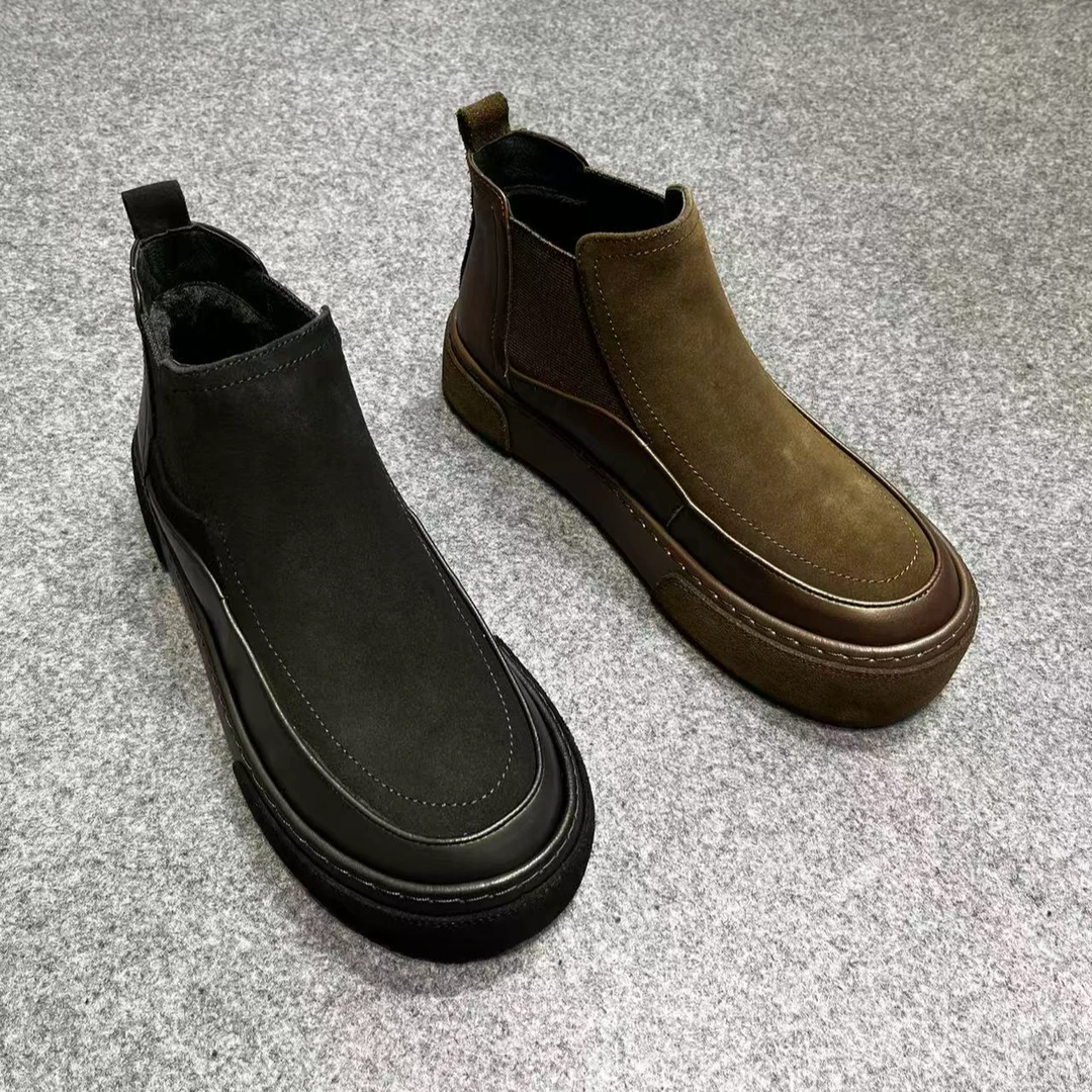 休闲风秋冬款男生皮鞋休闲皮鞋潮流休闲鞋百搭