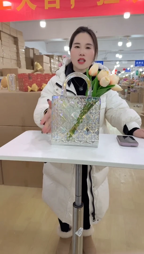 【闪购商品】无铅玻璃美全花器-c-早5