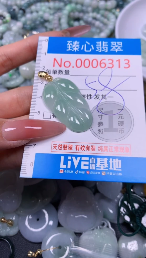 【闪购商品】翡翠颈饰未镶嵌含绳000313