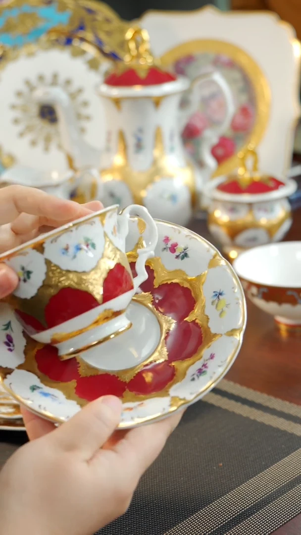 【闪购商品】瓷片200cc咖啡杯碟 福利价