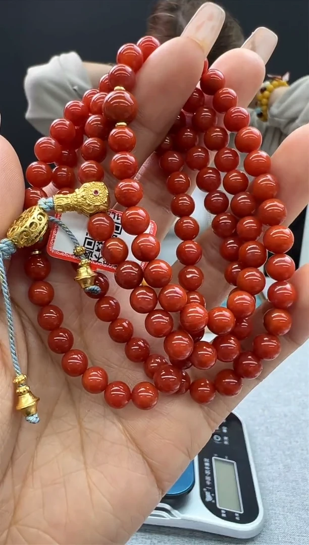【闪购商品】南红玛瑙颈饰未镶嵌61秒拍号
