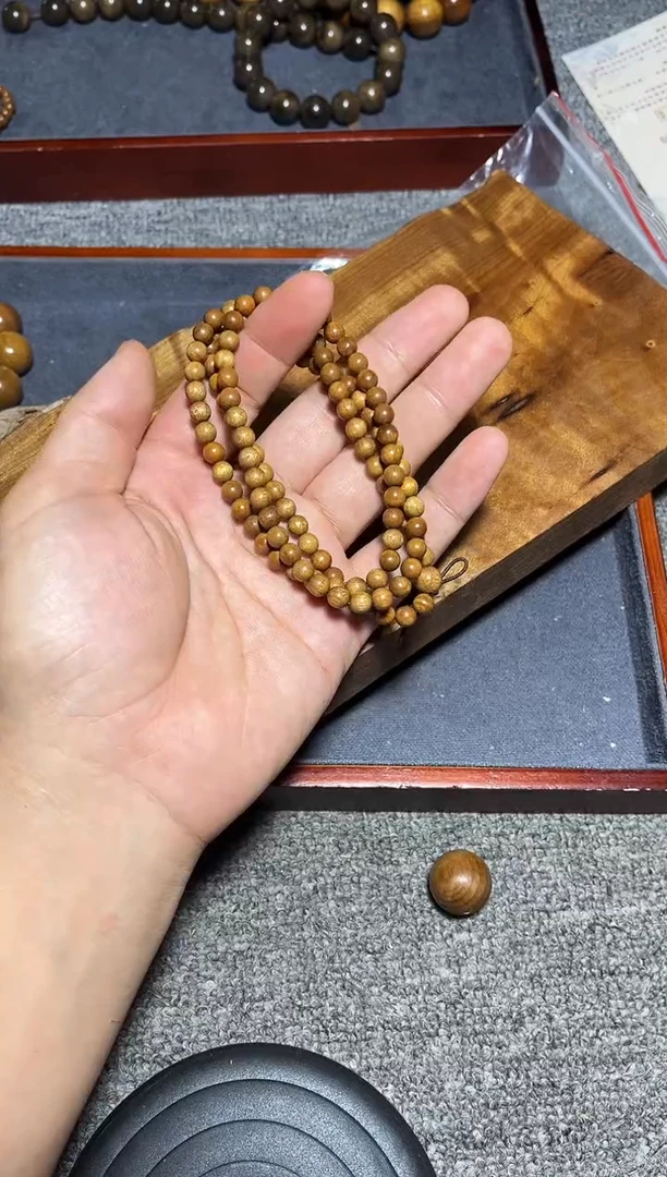 金丝楠手串/手链0.6/108药香多圈36.8
