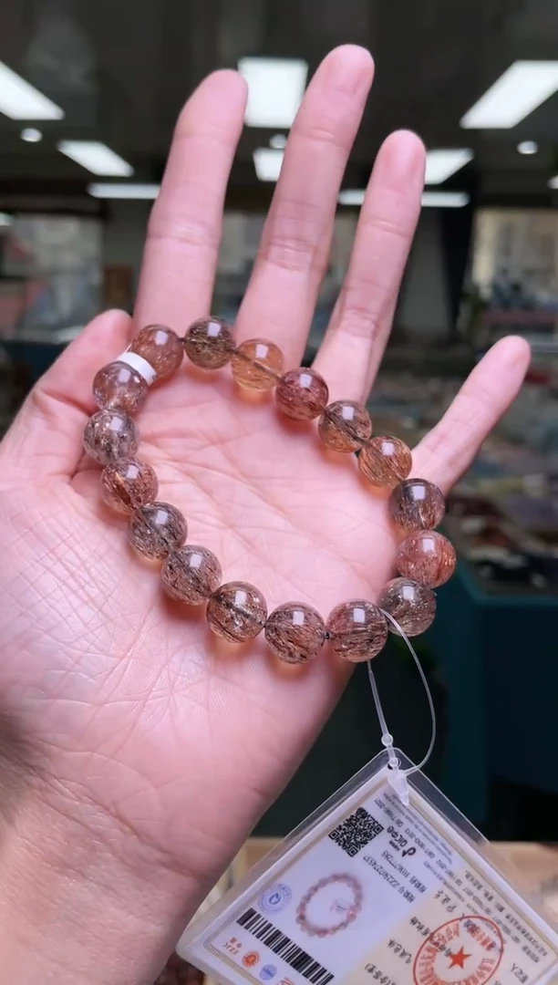 未镶嵌手链水晶12±/x-665【黑金超