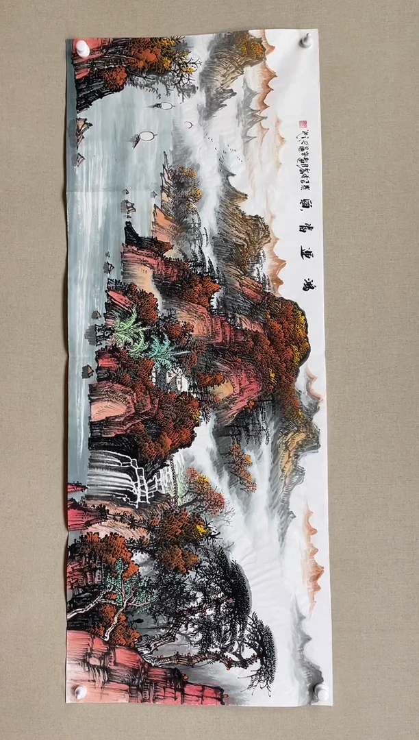 国画180*68 殷新建殷新建殷新建殷新建殷新建