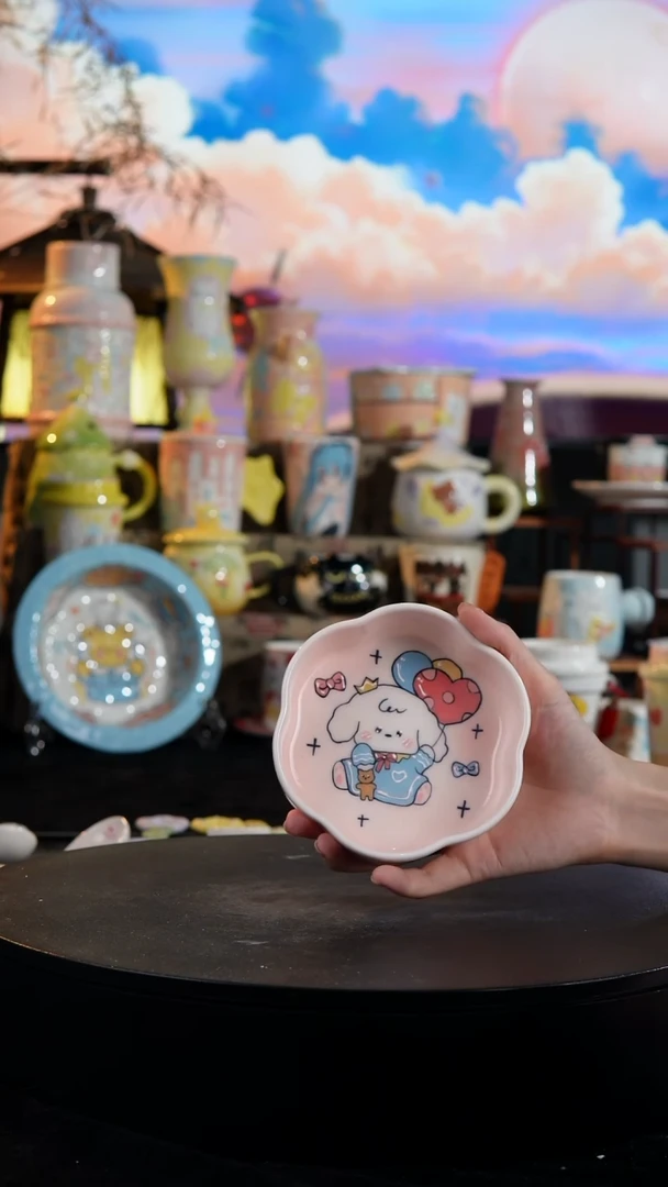 陶瓷便携款手工手绘景德镇陶瓷