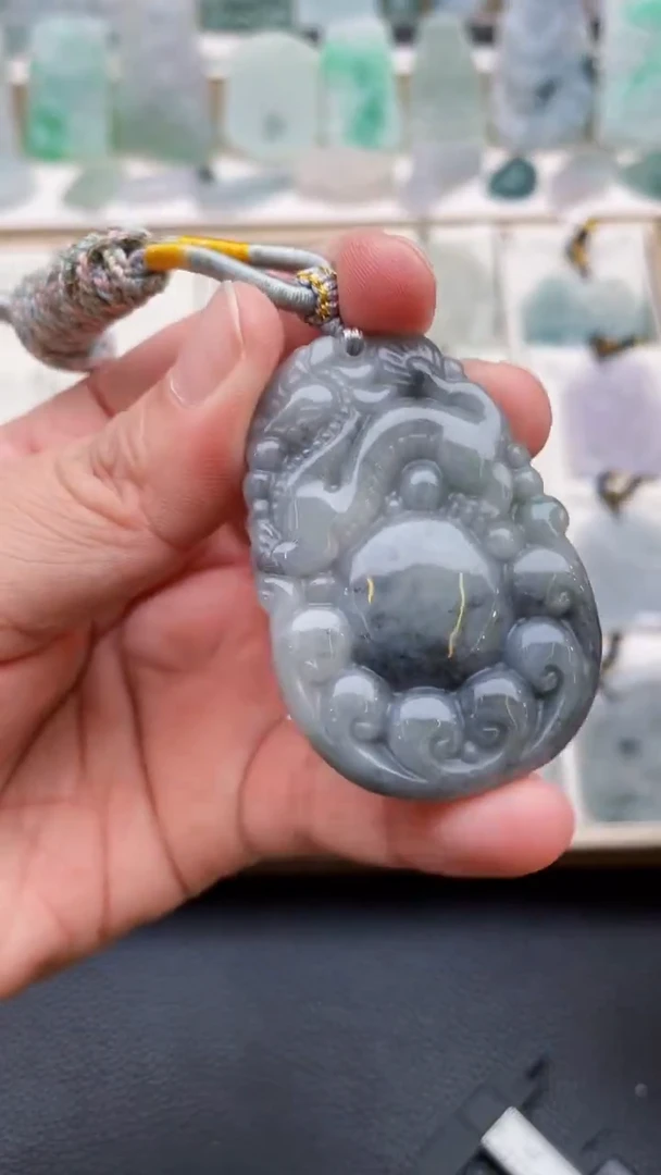 颈饰未镶嵌翡翠天然缅甸翡翠A货421