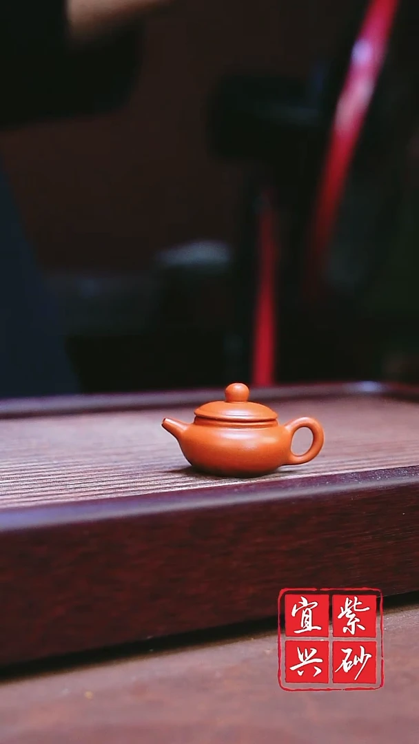 紫砂其他宜兴原矿紫砂    -茶宠仿鼓