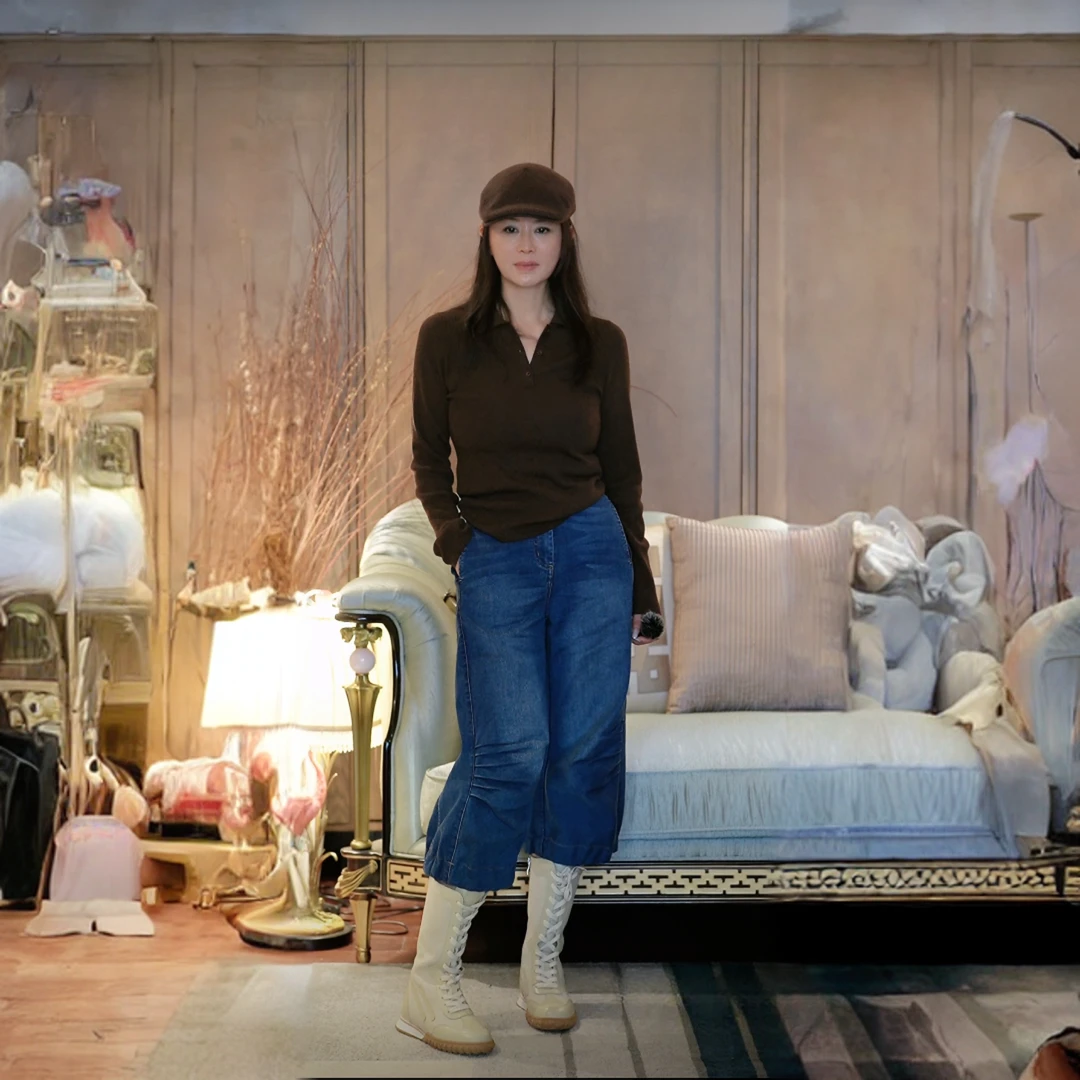 璇之恋·王璇·雪雪牛仔八分裤·王璇原创设计（新款上新）