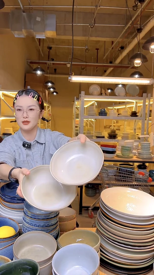 瓷06外贸尾货窑变釉下彩默认微瑕