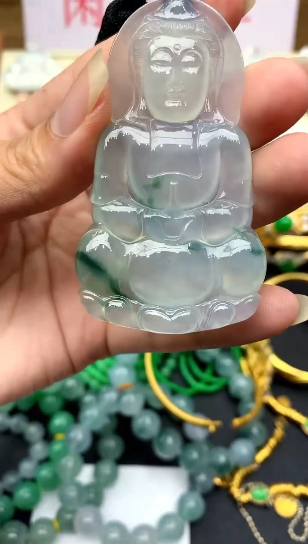 翡翠未镶嵌颈饰355-中国好珍宝