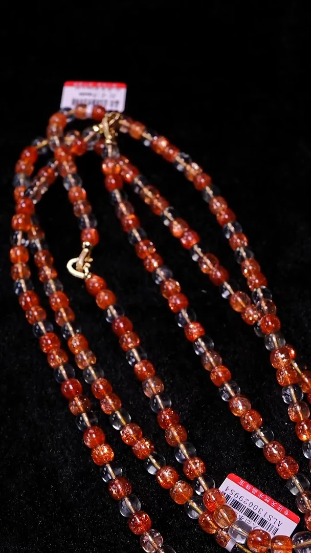 未镶嵌金太阳渐变老型项链长石A003-多样性发其一