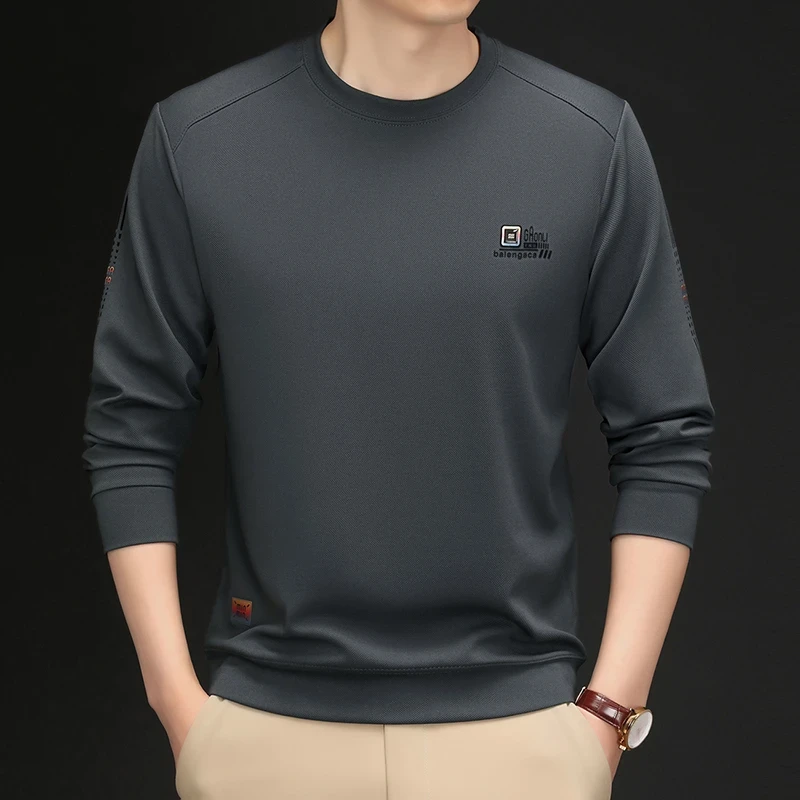 Mexican/稻草人圆领长袖t恤休闲上衣男士男装宽松春秋新款卫衣