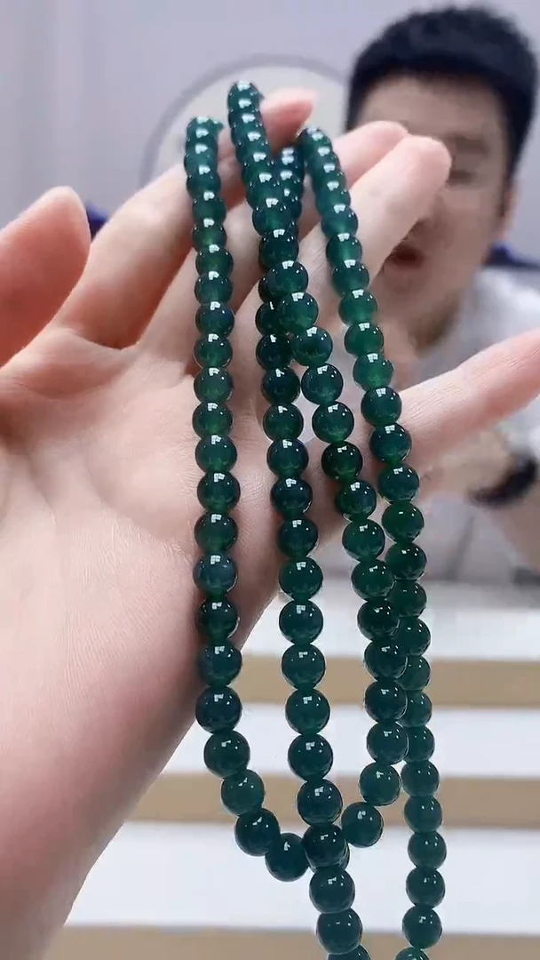 未镶嵌定制翡翠5028zm-毛货珠链145