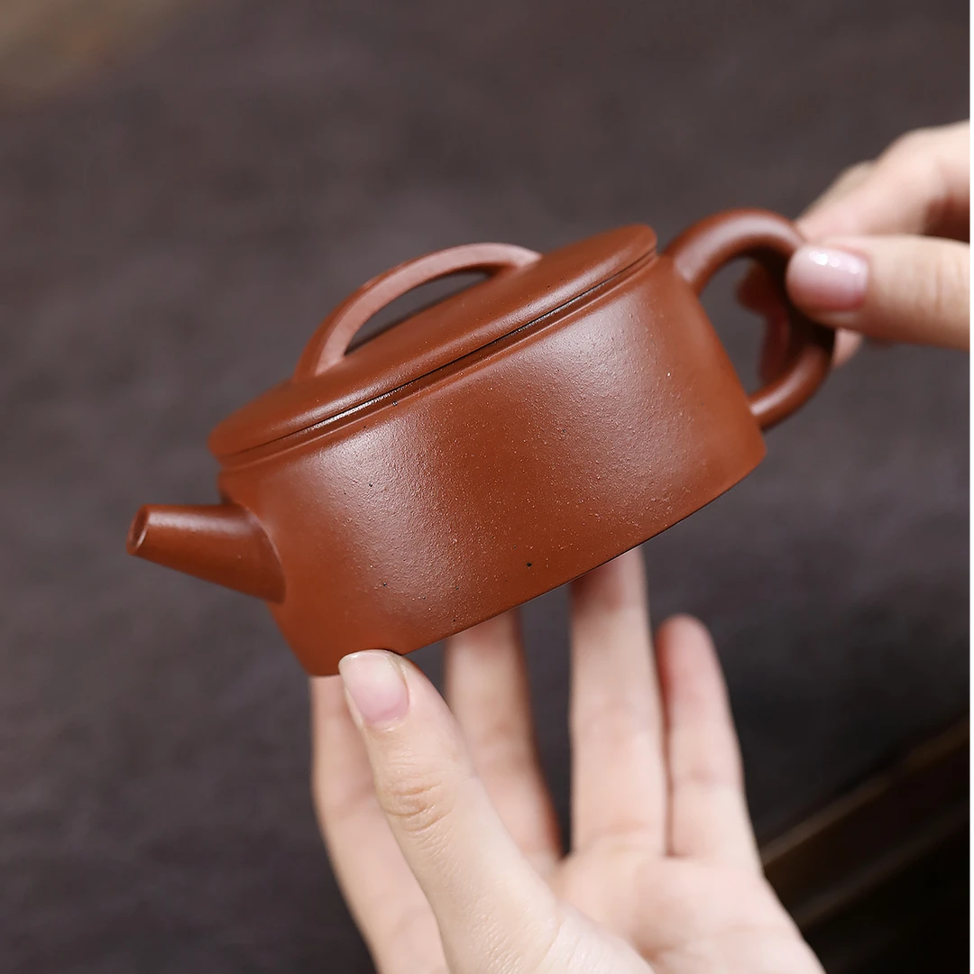 宜兴紫砂壶全手工泡茶壶中式茶具降坡泥汉瓦180cc