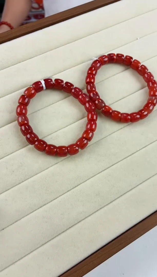 未镶嵌瓦西直切手串10mm南红玛瑙（多样式发其一）