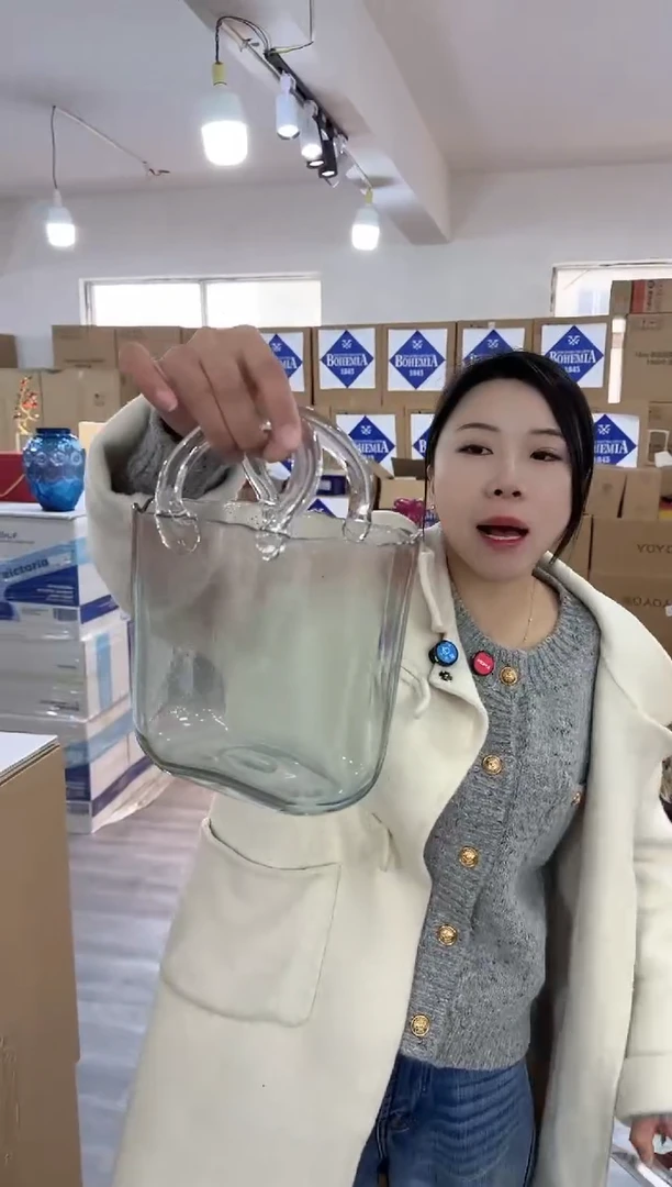 【闪购商品】琉璃瑞鸿花器早J-9