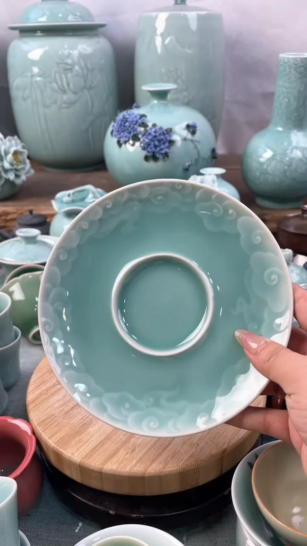 【闪购商品】特价 微瑕 慧仙青瓷