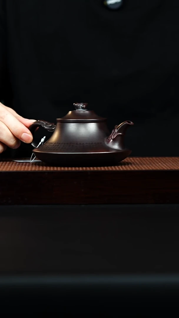 茶壶紫砂云炉 铁血红砂