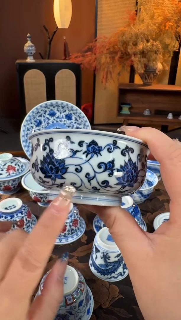 杯子陶瓷三方器合金刚莲炉式杯