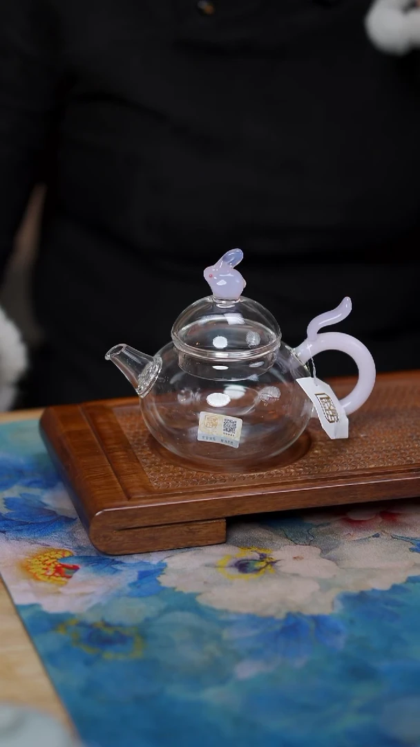 晶炎 玉兔 小壶