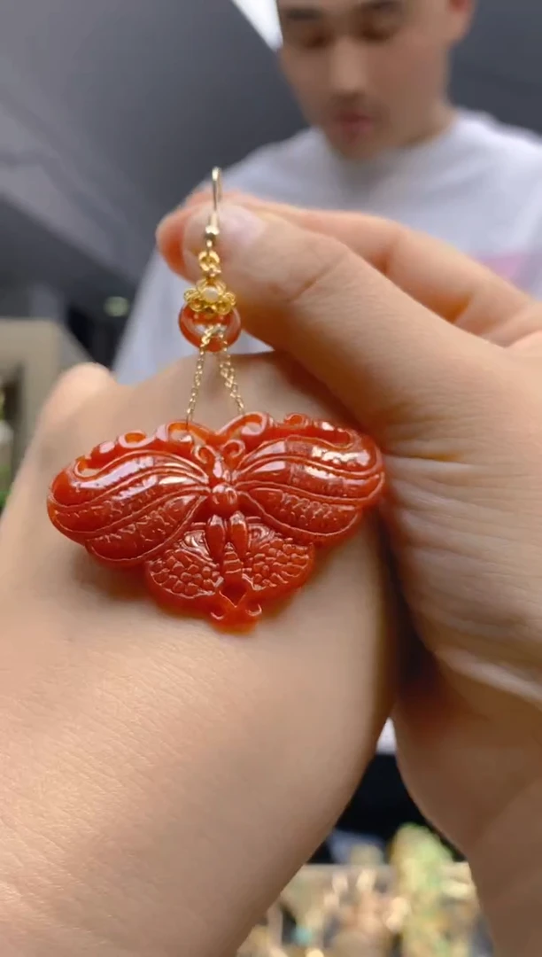 【闪购商品】翡翠耳饰合金303翡翠耳钩一个