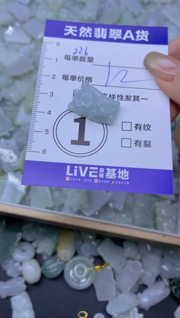 颈饰未镶嵌翡翠天然翡翠A货批量多样性发一件