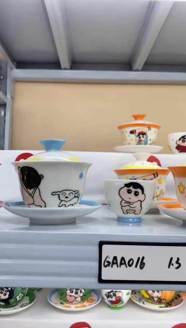 高温釉下彩纯手工手绘陶瓷