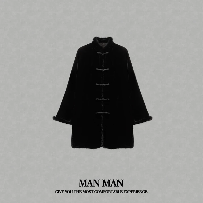 满满出品-『冉冉新中式丝绒棉服』24383重磅桑蚕丝气质时尚优雅