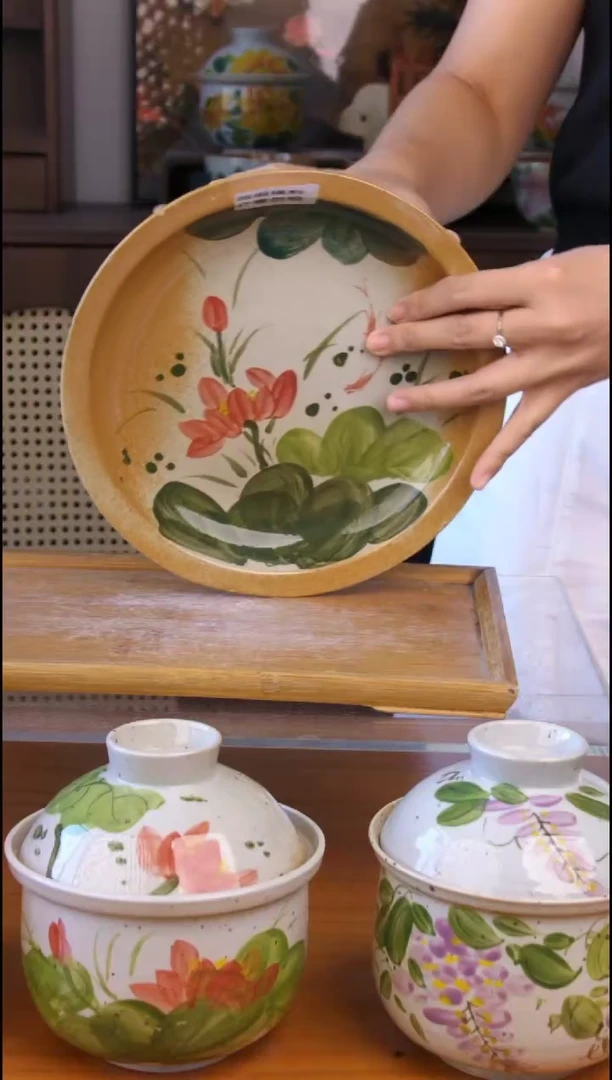 摆件景德镇陶瓷釉上彩日用餐具无毒无害