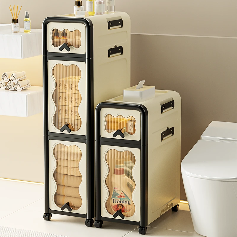 【20面宽】夹缝柜缝隙收纳柜窄缝收纳柜卫生间夹缝收纳柜