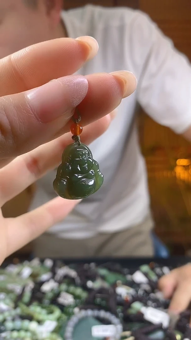 和田玉未镶嵌颈饰多样性发货，拍一发一