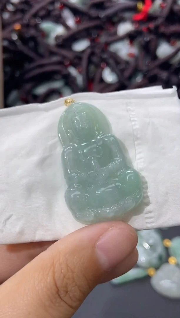 颈饰未镶嵌翡翠天然翡翠A货77
