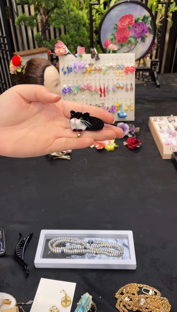 织绣布*丁非遗手工苏绣饰品