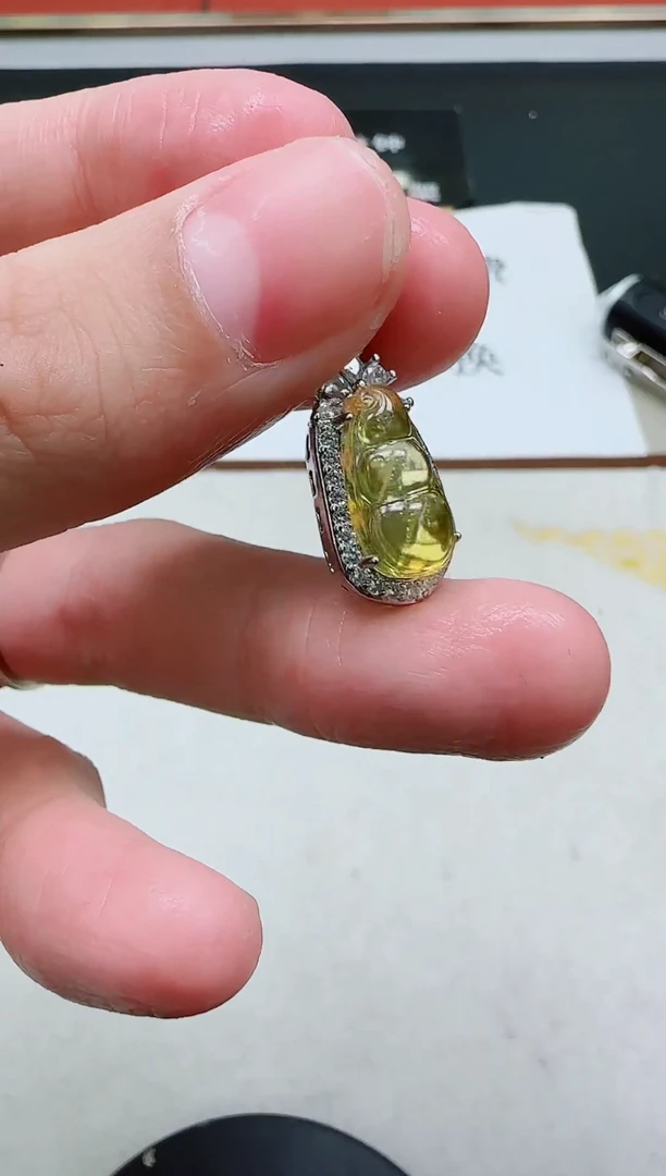 琥珀颈饰未镶嵌LL琥珀吊坠GLL-多样性发其一