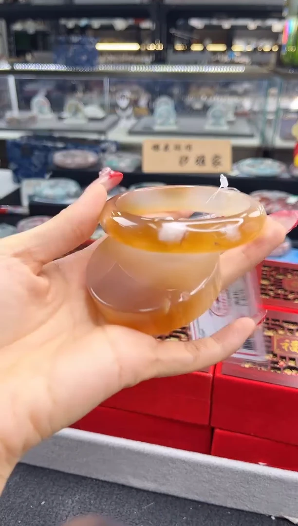 未镶嵌手镯石英质玉60圈口（赠品镯心）6593371