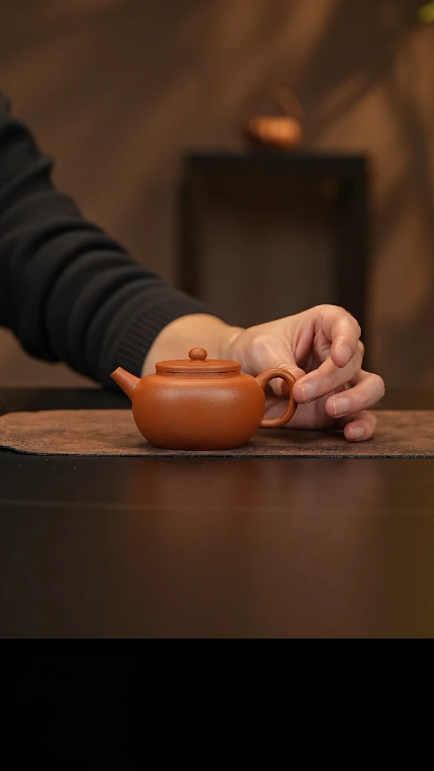 【闪购商品】紫砂茶壶允禾斋wzht 野山红泥 巨轮 150