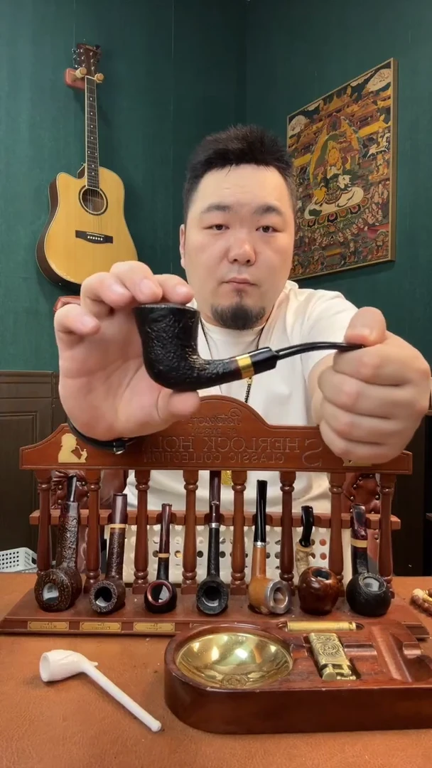 石楠木木雕款意大利进口石楠木烟斗