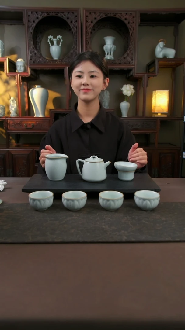 【闪购商品】杯高石瓢七件套3999，开片