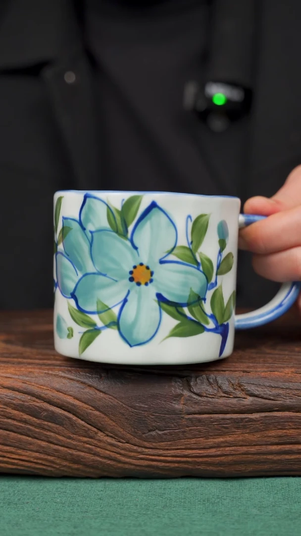 【闪购商品】瓷片100景德镇手绘釉下彩