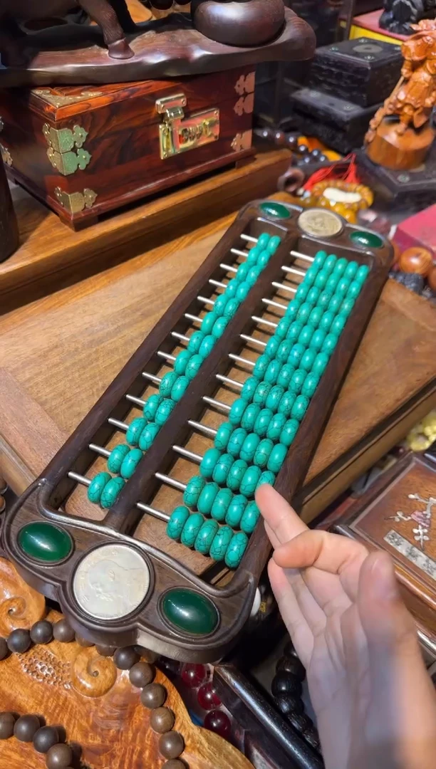 木算盘绿汉镶嵌
