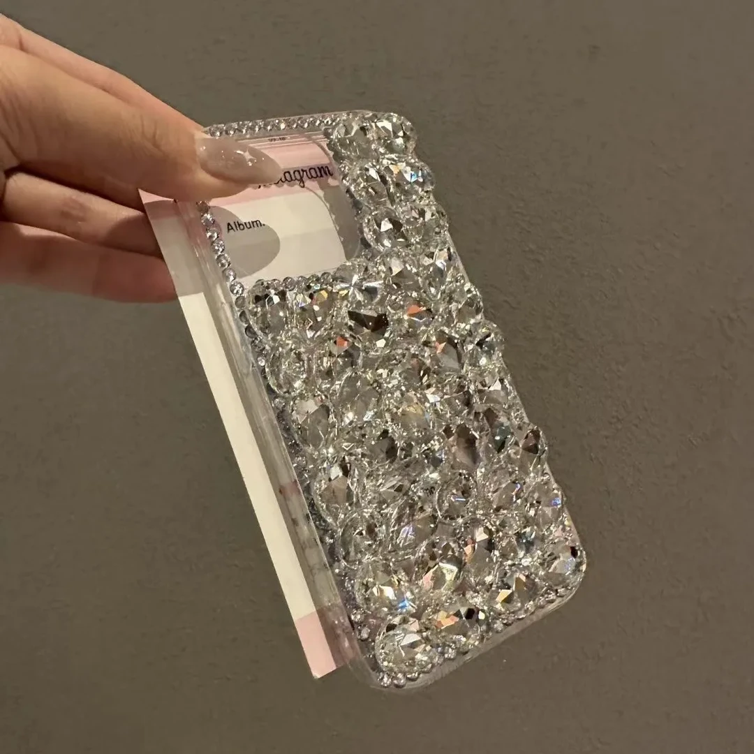 适用苹果16promax手机壳透明防摔iPhone15套14新款13网红女12满钻