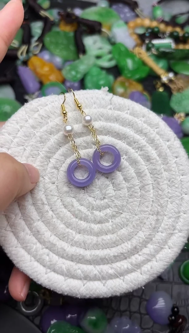 颈饰未镶嵌翡翠缅甸翡翠吊坠