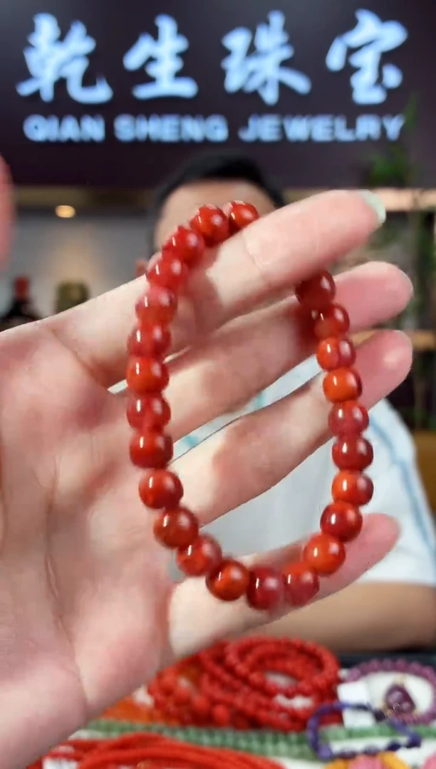 未镶嵌手串南红玛瑙958