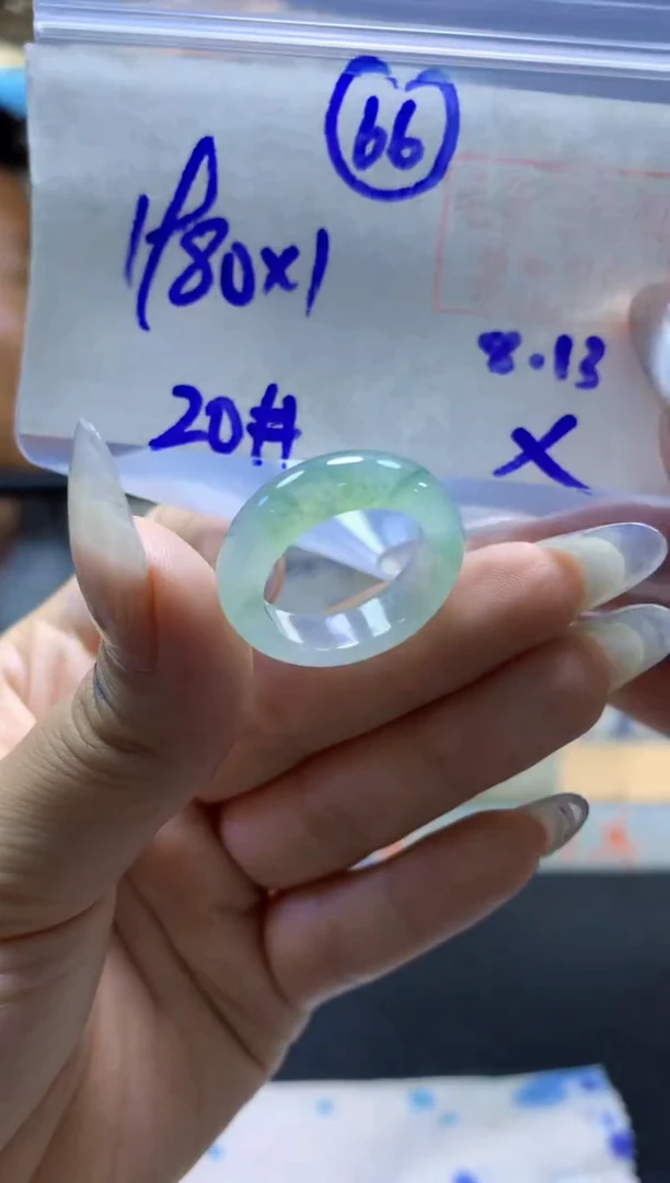 定制翡翠未镶嵌戒圈#1980元-毛货需精细抛光