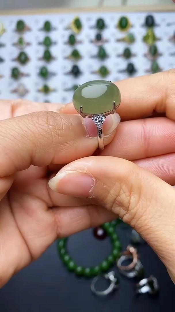 【闪购商品】和田玉戒指未镶嵌1