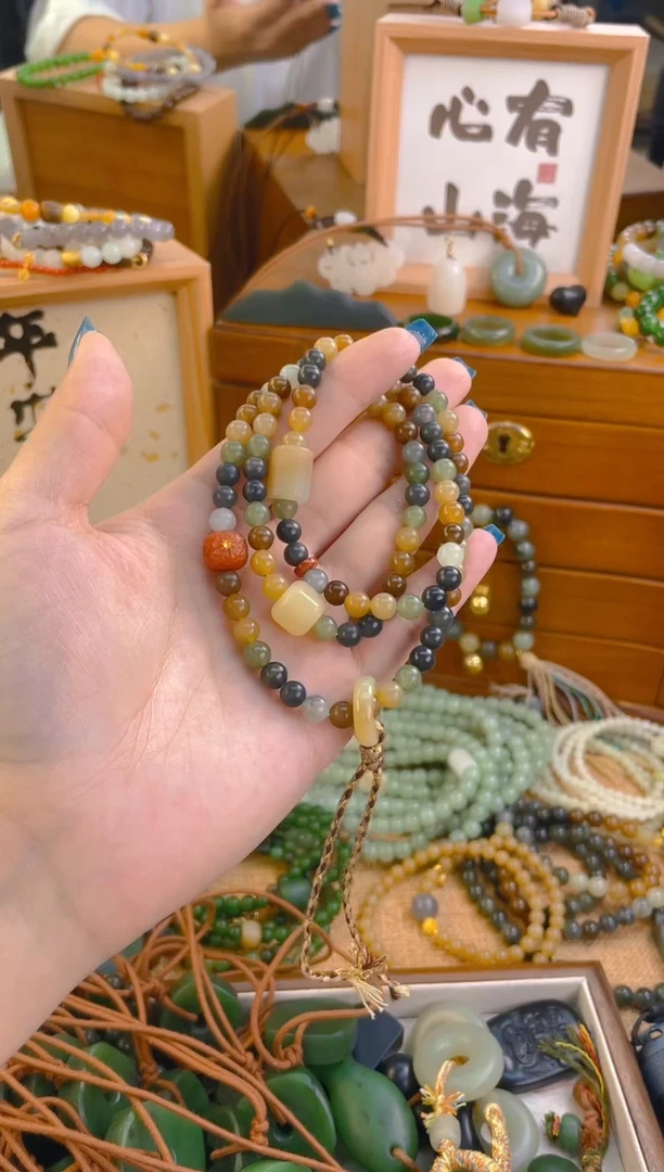 手链未镶嵌和田玉楼兰