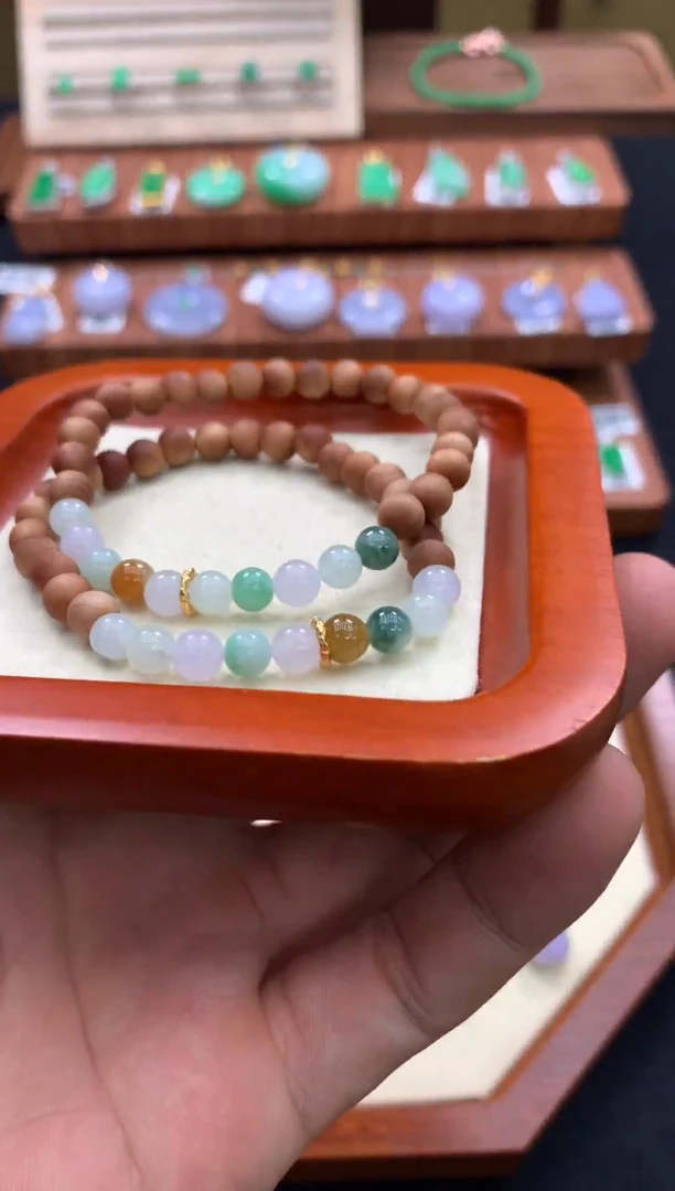 未镶嵌手串翡翠手串  多样性发货1件